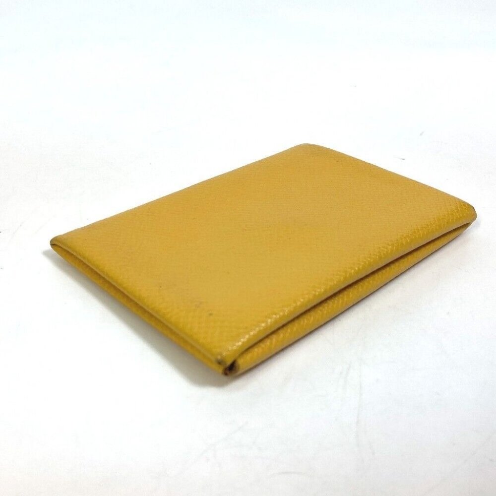 HERMES Calvi Business card holder Small leather goods Pass case Card Case - Picture 3 of 10